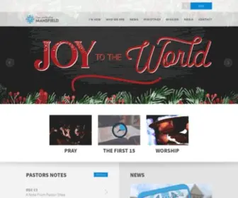 Firstmethodistmansfield.org(First Methodist Mansfield) Screenshot