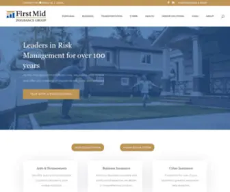 Firstmidinsurance.com(First Mid Insurance Group) Screenshot