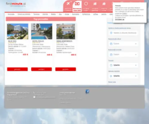 Firstminute.si(Turčija) Screenshot
