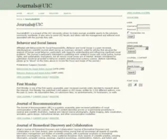 Firstmonday.dk(Journals@UIC) Screenshot