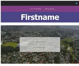 Firstname.co.nz(Firstname) Screenshot