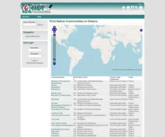 Firstnation.ca(First Nation Communities in Ontario) Screenshot