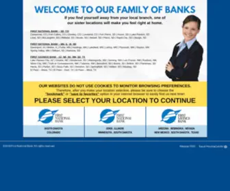 Firstnationalbanks.com(First National Bank) Screenshot