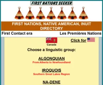 Firstnationsseeker.ca(First Nations Seeker) Screenshot