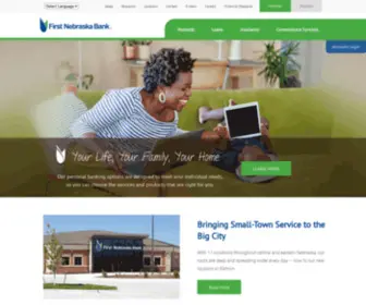 Firstnebraskabank.com(First Nebraska Bank) Screenshot