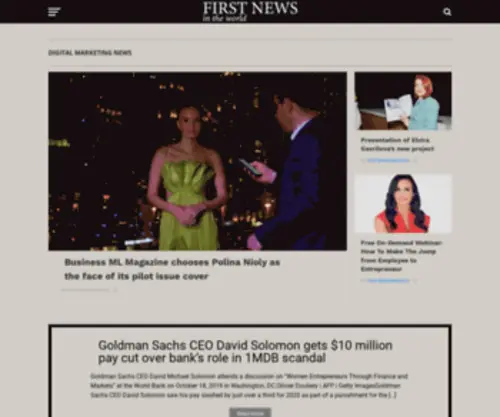 Firstnewsinworld.com(First News in the World from USA) Screenshot