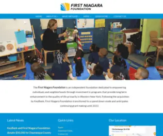 Firstniagarafoundation.org(First Niagara foundation) Screenshot