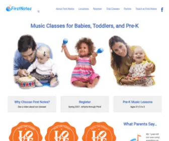 Firstnotes.com(First Notes Baby Music Classes) Screenshot