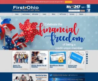 FirstohiocFcu.org(First Ohio Community Federal Credit Union) Screenshot