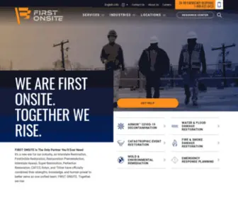 Firstonsite.com(FIRST ONSITE (US)) Screenshot