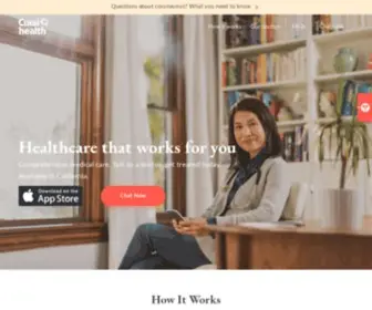 Firstopinionapp.com(Curai Health) Screenshot
