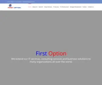 Firstoptionme.com(First Option) Screenshot