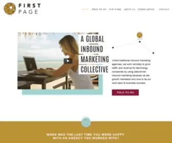 Firstpagestrategy.com(Growth Marketing Agency) Screenshot
