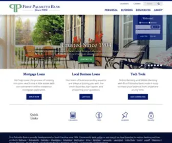 Firstpalmetto.com(First Palmetto Bank) Screenshot