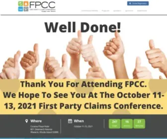 Firstpartyclaims.com(Presenting Quality Education for Adjusters) Screenshot