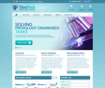 Firstpathlab.com(First Path Lab) Screenshot