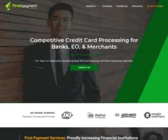 Firstpaymentservices.com(First Payment Services) Screenshot