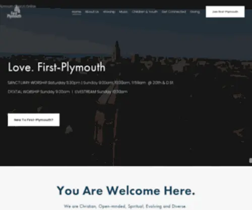 Firstplymouth.org(First-Plymouth) Screenshot