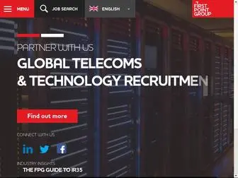 Firstpointgroup.com(Telecommunication & Network Recruitment Agency) Screenshot