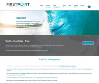 Firstpointwm.com.au(Share Portfolio Managers & Stockbrokers Noosa Sunshine CoastFirst Point Wealth Management) Screenshot