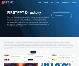 Firstppt.com(Lists of Free Directories) Screenshot