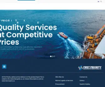 Firstpriorityltd.com(An oil and gas servicing company) Screenshot