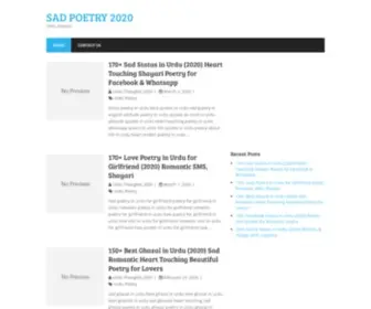 Firstprizepies.com(Sad Poetry 2020) Screenshot