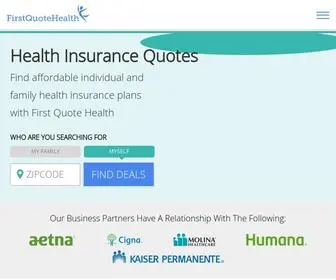 FirstQuotehealth.com(Compare Health Insurance Quotes Online) Screenshot