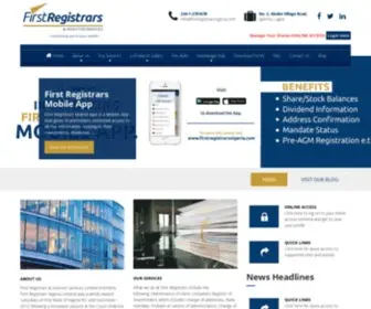 Firstregistrarsnigeria.com(First registrars from key perspectives) Screenshot