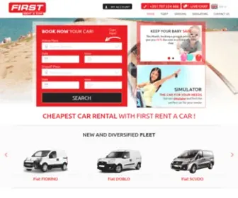 Firstrent.pt(Aluguer de carros baratos em Portugal) Screenshot