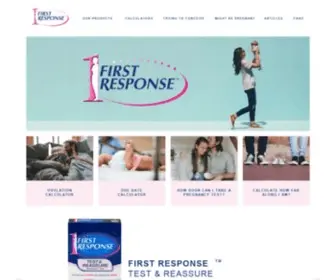 Firstresponsepregnancy.com.au(First Response Australia) Screenshot