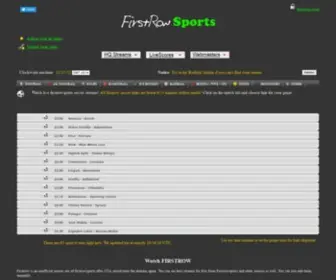 Firstrows.com(FIRSTROW) Screenshot