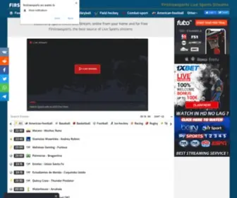 Firstrowsports.ws(Firstrowsports Sports Live Streams) Screenshot