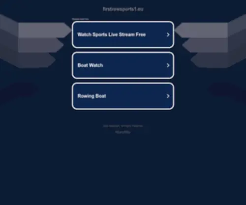Firstrowsports1.eu(FirstRow) Screenshot