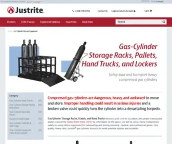 Firstsafety.com(Gas Cylinder Storage Racks) Screenshot