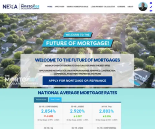 Firstsavingsbankmiami.com(The Mortgage Calculator Co) Screenshot