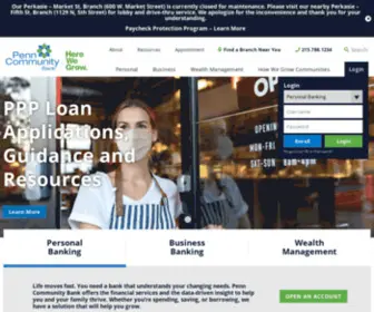 Firstsavingsonline.com(Penn Community Bank) Screenshot