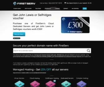 Firstserv.com(FirstServ Cloud & Managed Hosting) Screenshot