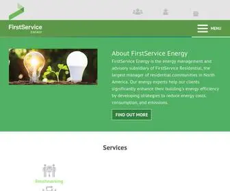 Firstserviceenergy.com(First Service Energy) Screenshot