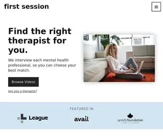 Firstsession.com(First Session) Screenshot