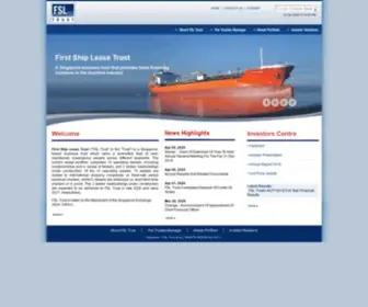 Firstshipleasetrust.com(First Ship Lease Trust) Screenshot