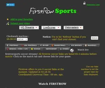 Firstsrows.com(FIRSTROW) Screenshot