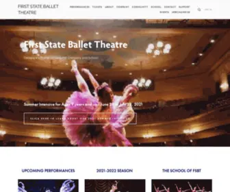 Firststateballet.com(First State Ballet Theatre) Screenshot