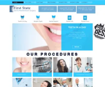 Firststateoms.com(Best Oral Surgeon in Delaware) Screenshot