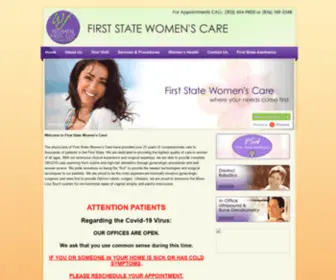 Firststatewomenscare.com(Firststatewomenscare) Screenshot