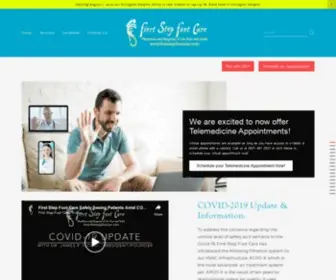 Firststepfootcare.com(First Step Foot Care) Screenshot