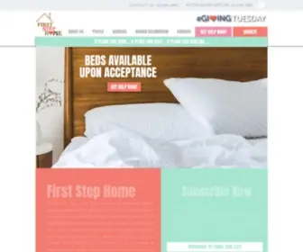 Firststephome.org(First Step Home) Screenshot