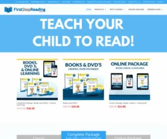 Firststepreading.com(Learn to Read System) Screenshot