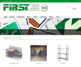 Firststoragesa.co.za(First Office Storage Concepts SA) Screenshot