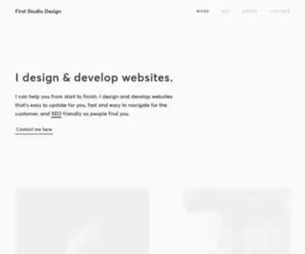 Firststudiodesign.com(We make Websites) Screenshot